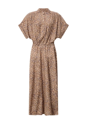 ISABEL MARANT Ansley floral print maxi dress - Brown