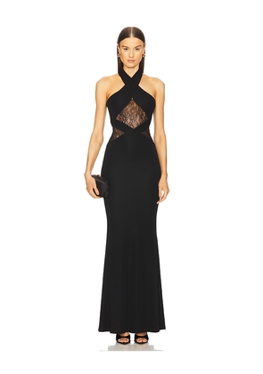 Michael Costello x REVOLVE Calithea Gown in Black. Size L. Also in M, S, XL, XS, XXS.