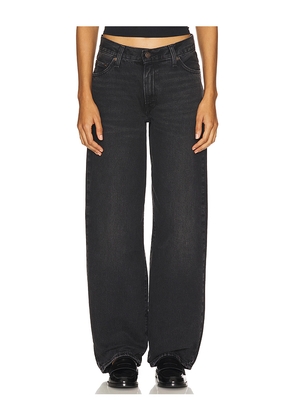 LEVI'S Baggy Dad Jeans in Black. Size 23. Also in 24, 25, 26, 27.