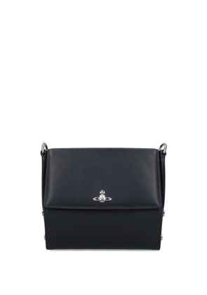 Vivienne Westwood Orb-plaque shoulder bag - Black