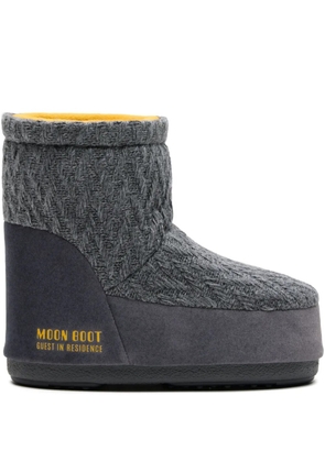 Moon Boot x Guest In Residence knit ankle boots - Grey