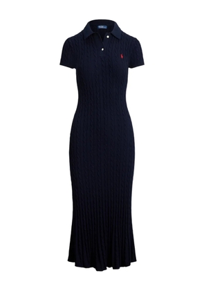Polo Ralph Lauren cable-knit polo dress - Blue