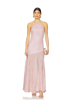 Katie May Josette Gown in Blush. Size L. Also in M, S, XL, XS.