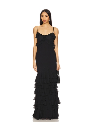 Lovers and Friends x Emma Rose Arles Gown in Black. Size L. Also in M, S, XL, XS, XXS.