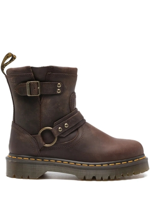 Dr. Martens 35mm buckle strap boots - Brown