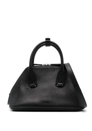 The Row mini Devon tote bag - Black