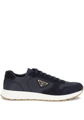 Prada Prax 1 suede lace-up sneakers - Blue
