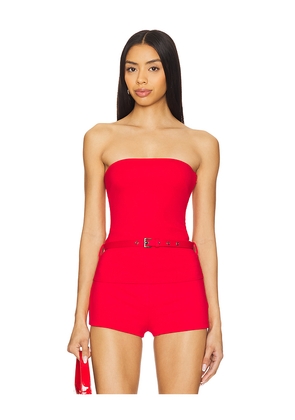 Lovers and Friends Molly Top in Red. Size L. Also in M, S, XL, XS.