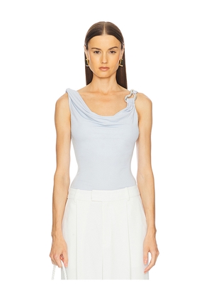 L'Academie by Marianna Kirina Top in Baby Blue. Size L. Also in M, XL.