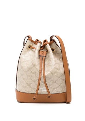 MCM medium Ella Lauretos monogram crossbody bag - Brown