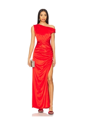 Lovers and Friends Johanna Gown in Red. Size L. Also in M, S, XS, XXS.