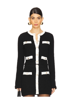 MAJORELLE Maybelle Cardigan in Black. Size M. Also in S, XS, XXS.