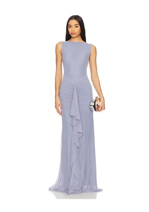 Lovers and Friends Ellie Maxi Dress in Slate. Size L. Also in M, XS, XXS.