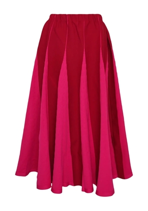 CFCL Conic panelled midi skirt - Red