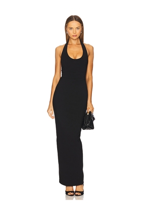 Nookie Natalia Halter Maxi Dress in Black. Size L. Also in S, XL, XS.