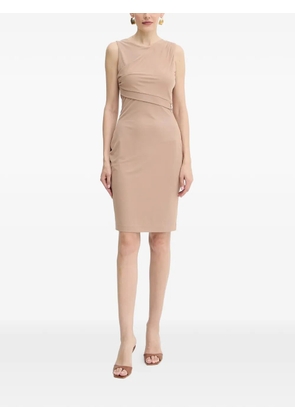 GUESS USA draped embellished midi dress - Neutrals