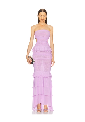 Michael Costello x REVOLVE Giana Gown in Lavender. Size L. Also in M, S, XL, XS.