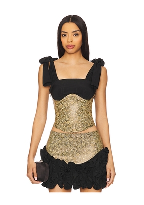 Kim Shui Marcela Combo Top in Black. Size L. Also in M, S, XS.