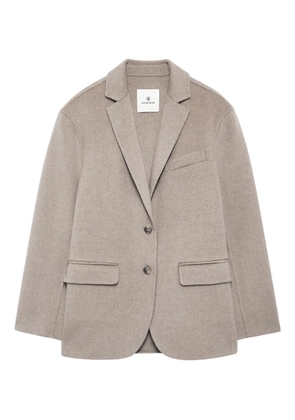 ANINE BING single-breasted long-sleeve blazer - Neutrals
