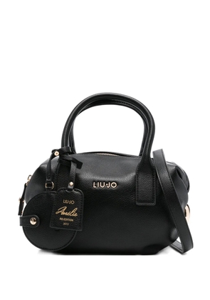LIU JO round-handle charm-detail tote bag - Black