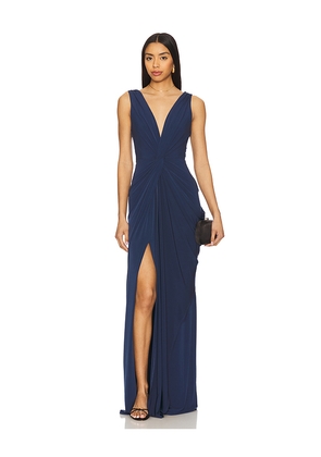 Katie May Leo Gown in Navy. Size L. Also in M, S, XL, XS.