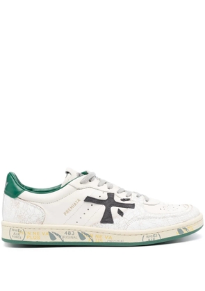 Premiata Clay low-top leather sneakers - White