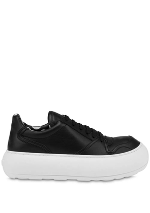 Moschino leather sneakers - Black
