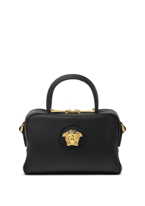 Versace La Medusa leather mini tote bag - Black