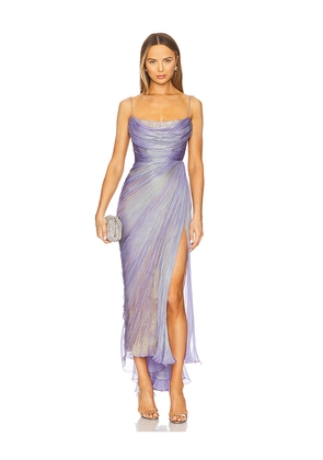 Maria Lucia Hohan X Revolve Regina Midi Dress in Purple. Size 34/2. Also in 36/4, 38/6.