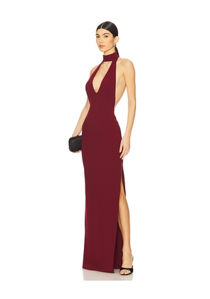 Khanums Halter Dress in Burgundy. Size XL/1X. Also in XS.