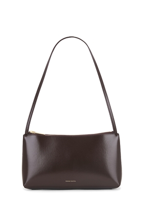 Mansur Gavriel Gaia Shoulder Bag in Chocolate.