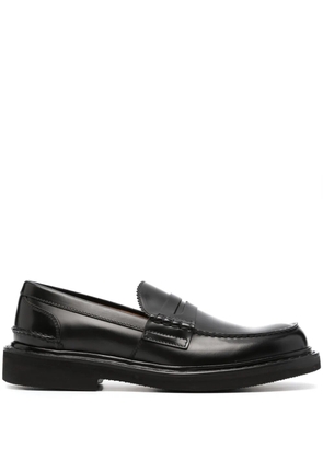 Premiata leather penny loafers - Black