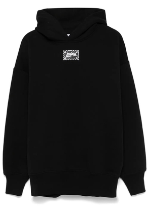 Jean Paul Gaultier logo-print hoodie - Black