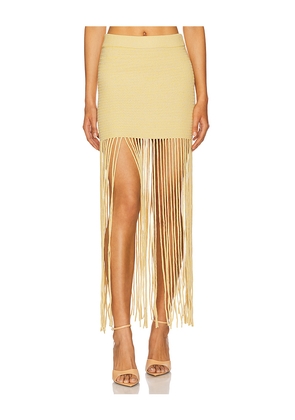 OSIS STUDIO Libby Skirt in Lemon. Size L. Also in XS, S.