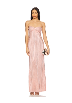 Lovers and Friends Mya Gown in Rose. Size L. Also in M, S, XL, XS.