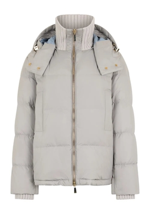 Malo hooded puffer jacket - Grey