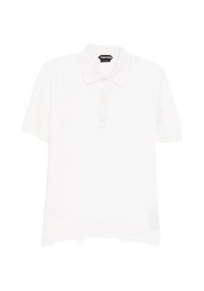 TOM FORD piquet polo shirt - Neutrals