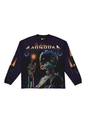 GODSPEED Sputnik LS graphic T-shirt - Blue