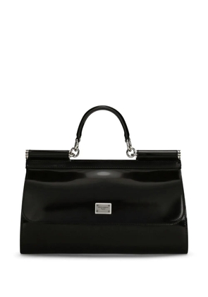 Dolce & Gabbana KIM DOLCE&GABBANA Sicily leather top-handle bag - Black