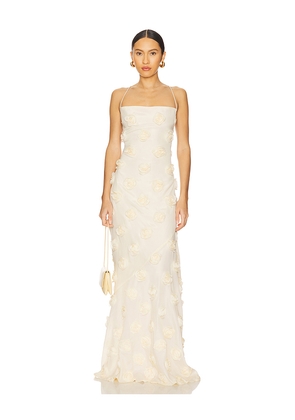 Nookie Rosalie Gown in Cream. Size L. Also in M, S, XS.