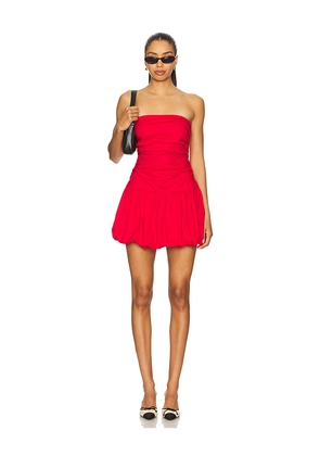 MORE TO COME Emah Mini Dress in Red. Size L. Also in M, S, XS, XXS.