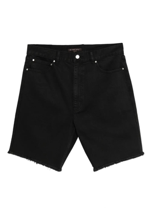 Michael Kors frayed denim shorts - Black