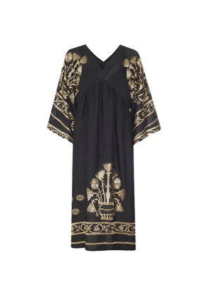 GREEK ARCHAIC KORI Crete dress - Black