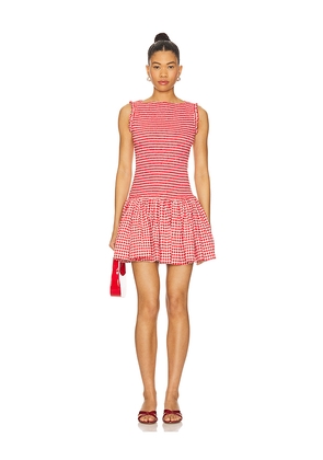 L'Academie by Marianna Gwen Mini Dress in Red. Size L. Also in M, XL.