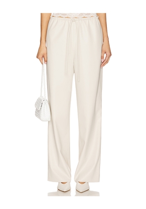 LAMARQUE Faith Pants in Cream. Size M. Also in XL, XS.