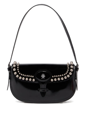 Bally small Beckett studded leather shoulder bag - Black