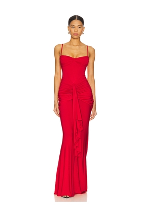 Lovers and Friends Emmy Maxi Dress in Red. Size L. Also in M, S, XL, XS, XXS.