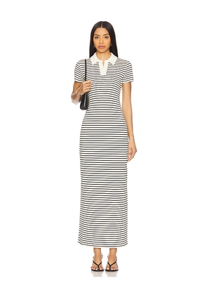 Lovers and Friends Carrie Polo Maxi Dress in White,Black. Size XS. Also in XXS.