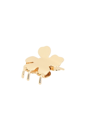 Lele Sadoughi Lily Claw Clip in Metallic Gold.