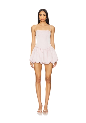 MAJORELLE Natty Mini Dress in Blush. Size L. Also in M, S, XL.